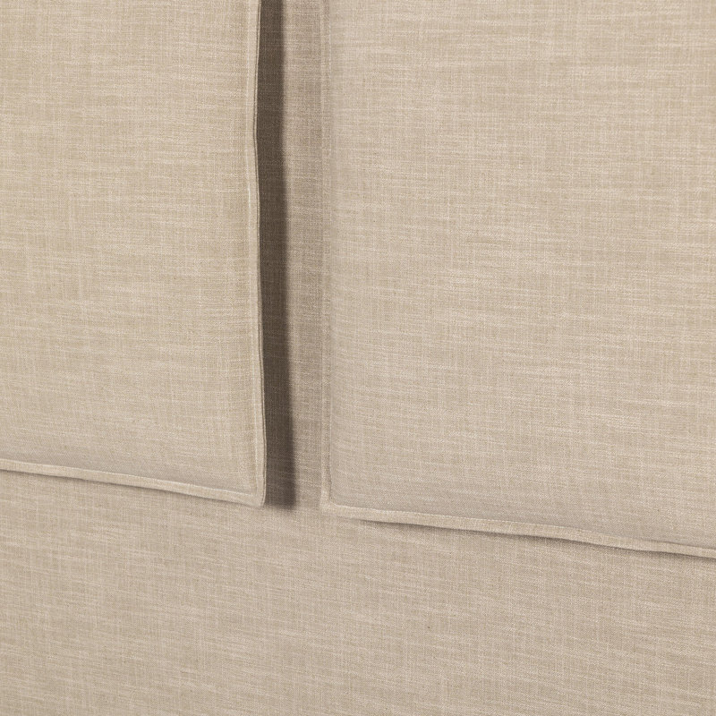 Leigh Canopy Bed-Palm Ecru-King, Queen, Beige