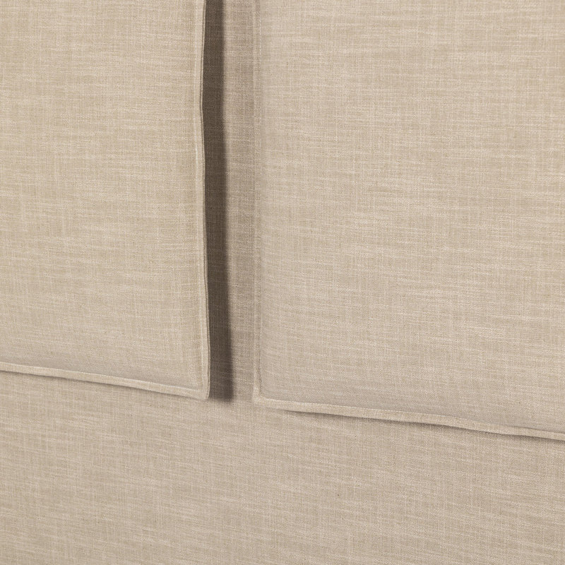 Leigh Canopy Bed-Palm Ecru-King, Queen, Beige