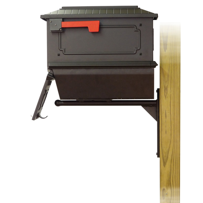 Kingston Aluminum Post Mounted Mailbox