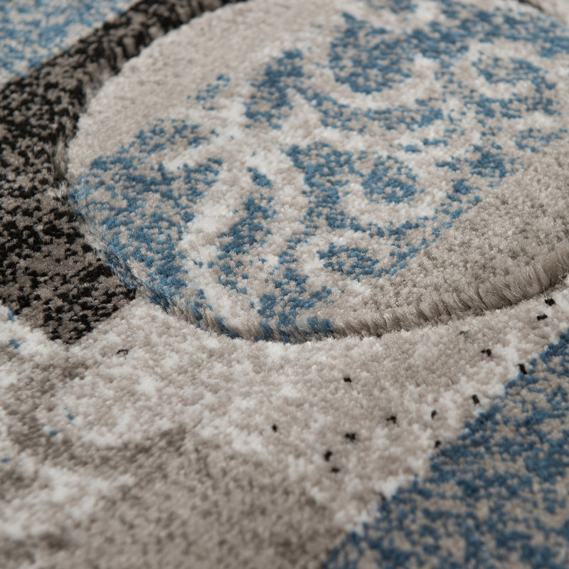 Tapis gris Ponca, 1 pi 10 po x 3 pi