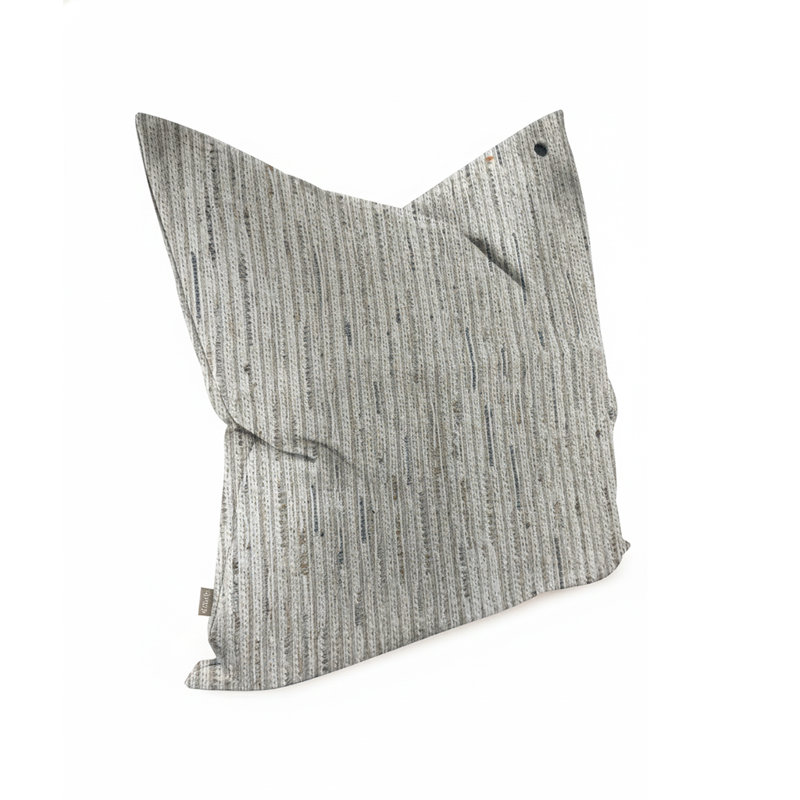 Coussin intérieur/extérieur en abalone naturel 24x24, 24 po x 24 po
