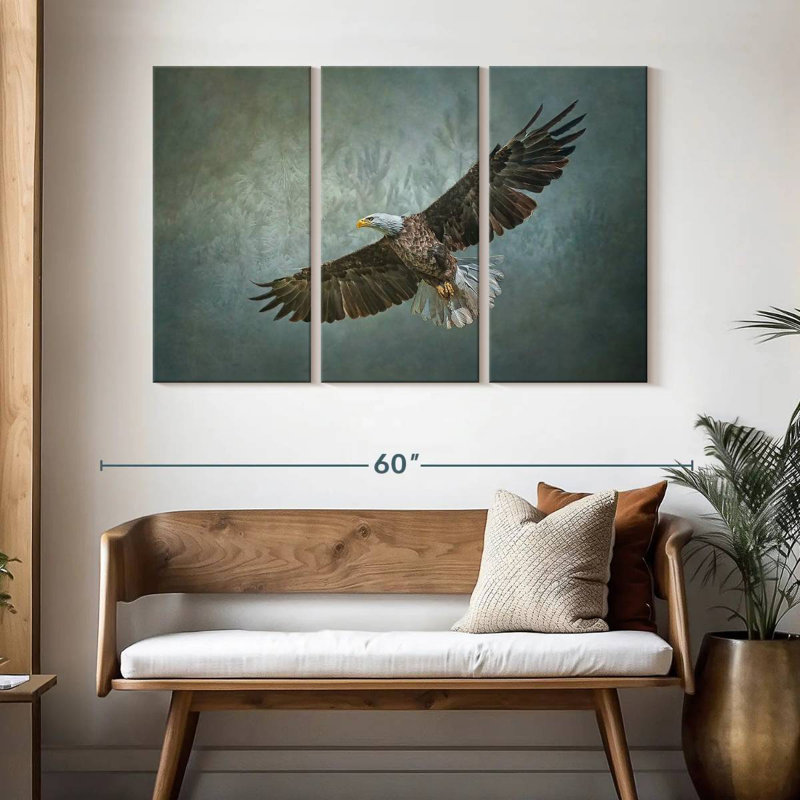 Brampt Majestic Flying Eagle, 32" H x 50" W