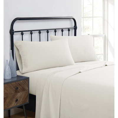 Traditional Cozy 100% Cotton Flannel Sheet Set