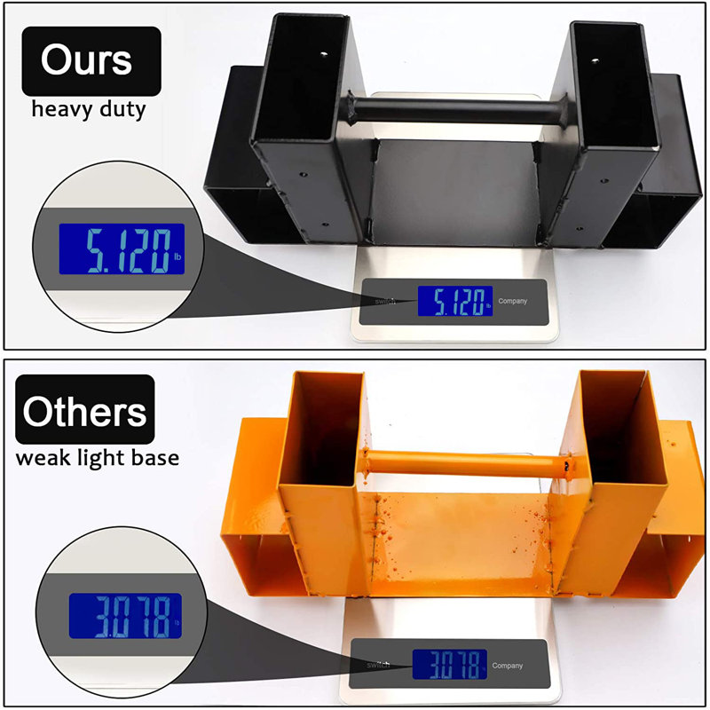 Heavy-Duty Adjustable Firewood Log Brackets - Customizable, Rust-Resistant & Easy To Assemble
