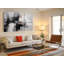 Reproduction d'art abstrait sur toile à 3 panneaux - triptyque moderne noir blanc gris, grand décor industriel, art contemporain minimaliste, reproduction de peinture-2089591445-2089591444
