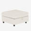 Siège sans accoudoirs pour canapé modulaire modulaire, siège de canapé convertible avec rangement, ensemble de canapé modulaire canapé-lit, combinaisons modulaires flexibles en tissu pour le salon (2 pièces)-2126924471