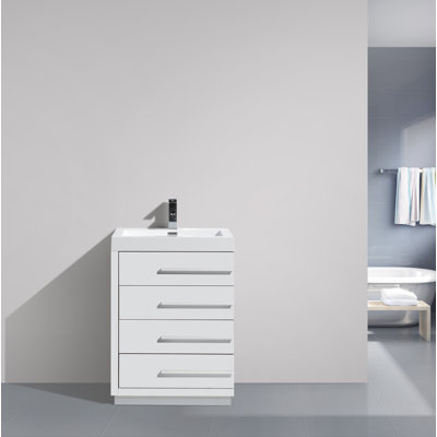 Ensemble de meuble-lavabo simple 24 po 24 po