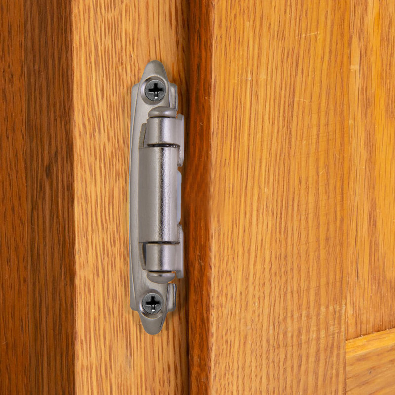 Charnières de porte décalées 2,75 po x 2,75 po, Nickel satiné neutre