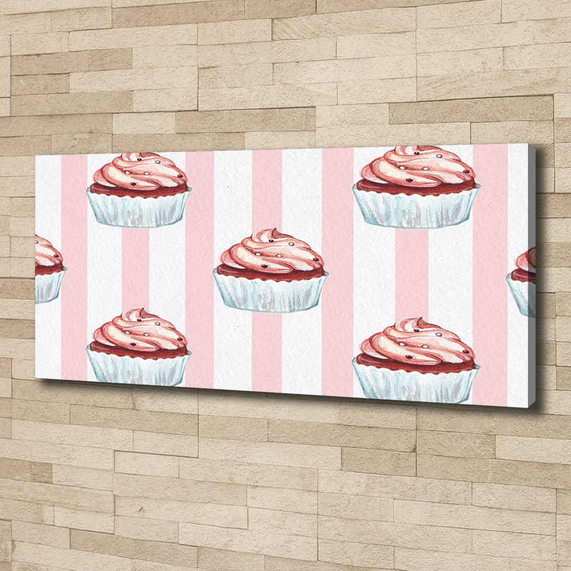 Cupcakes - No Frame Print on Canvas