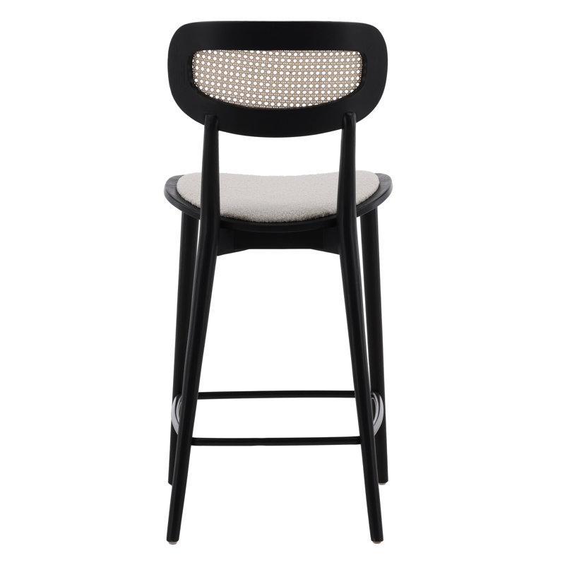 Lora 39" Tall Counter Stool, Cream