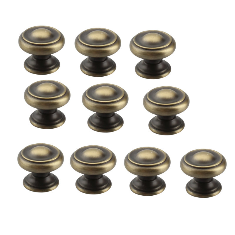 1 3/8" Diameter Mushroom Knob, Antique Bronze