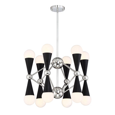 Mariya 12 - Light Dimmable Geometric Chandelier