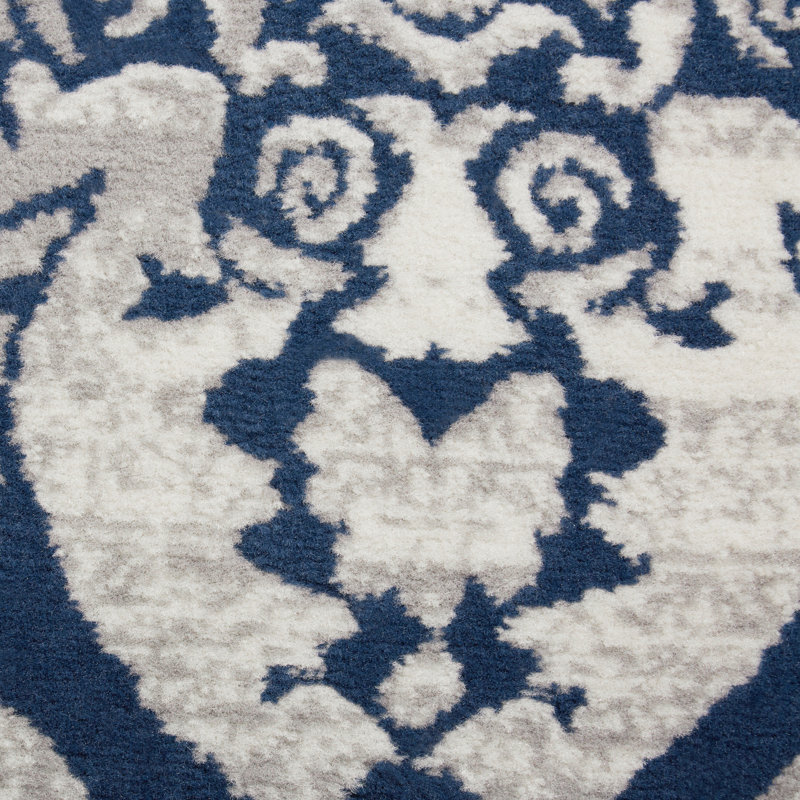 Aquilino Ikat Indoor Rug, Rectangle 1'9" x 3'