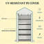 Mini serre d'extérieur portative à multiples niveaux H 76 po x l 35,4 po x P 19,3 po-130131141