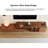 Modern Extendable Walnut TV Stand With Storage(88"-115")