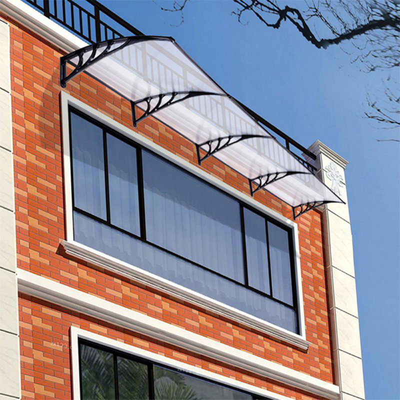 Garden Sanctuary 270cm W x 96cm D Plastic Cover Retractable Freestanding Awning
