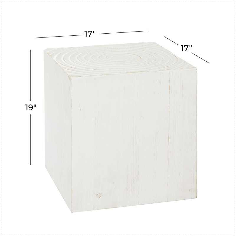 End Table, White