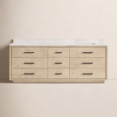 Porto 84'' Double Bathroom Vanity