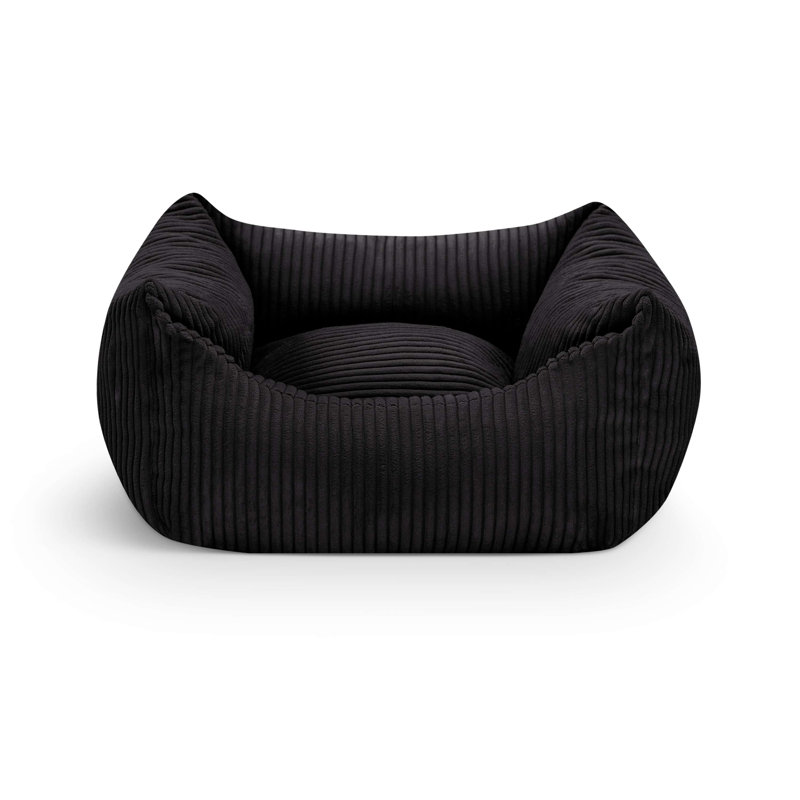 Nairne Polyester Pet Bed, 15cm H x 50cm W x 56cm D, Black