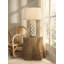 Harlequin Ceramic Table Lamp with Linen Shade