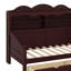 Lit de jour simple en bois avec tiroirs de rangement intégrés, tête de lit et tablettes de rangement-1333069198