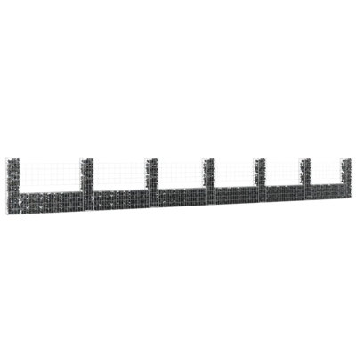 Achintya 740 cm W Fence Panels Fencing