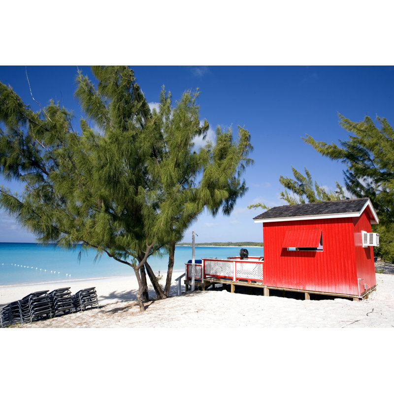 Beach House by CaraMaria - Wrapped Canvas Print, 61cm H x 91cm W x 3.8cm D