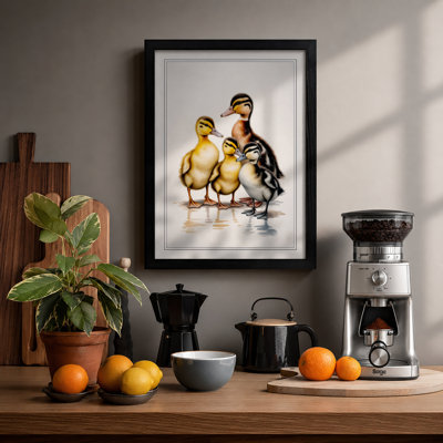 Young Waterfowl Botanical - Framed Print
