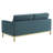 Loft Gold Stainless Steel Leg Performance Velvet Loveseat by Modway-276712403