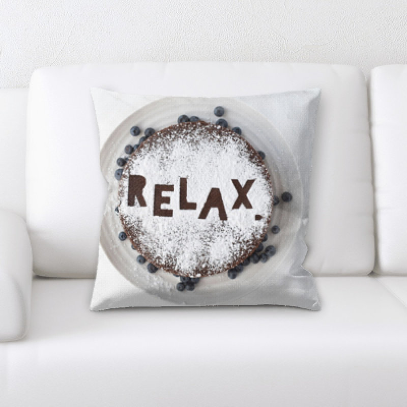 Microsuede Throw Pillow