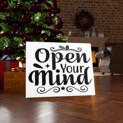 Open Your Mind - Wrapped Canvas Print
