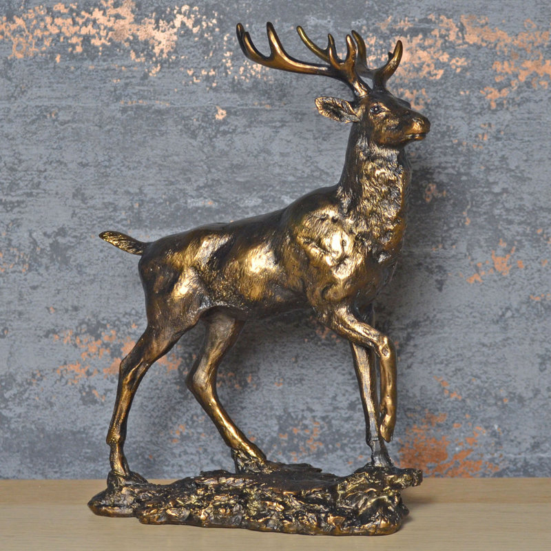 Highland Monarch Bronze Sculpture Merchant Figurine