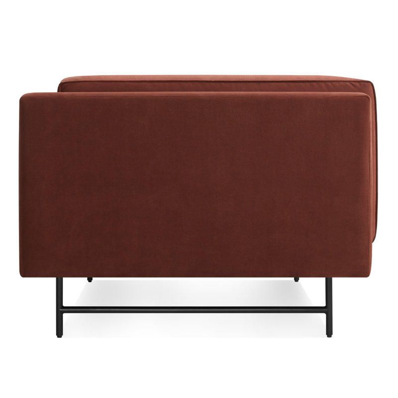 Bank Club Chair, Lava Polyester Blend, Black