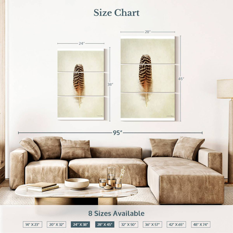 Kerner Feather II, 38" H x 24" W