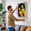 Golden Sentinels Art Deco - Wrapped Canvas-1770041317-1770041319