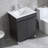 Gasha 24'' Single Bathroom Vanity with Ceramic Top