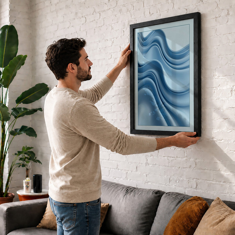 Fluid Motion Minimalist - Print, Unframed, A2 - 59.4 x 42.0 cm