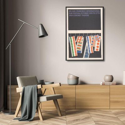 8th San Francisco International Film Festival by  Saul Bass  Gallery Wrap Canvas Wall Art