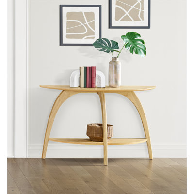 Atreu 48'' Half Moon Sofa Console Table
