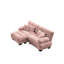 Canapé 2 places avec repose-pieds Chenille-1623384575-1630461309