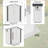 6' W× 3.6'D Metal Storage Shed - Lockable, Peaked Roof & Window - Outdoor Tool Storage-120464018
