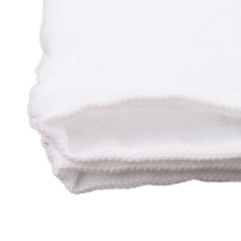 100% Cotton, White