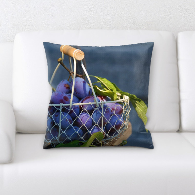 Microsuede Throw Pillow