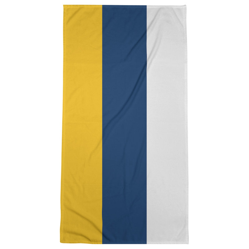 Microfiber Bath Towel, Tennessee Red Football Blue