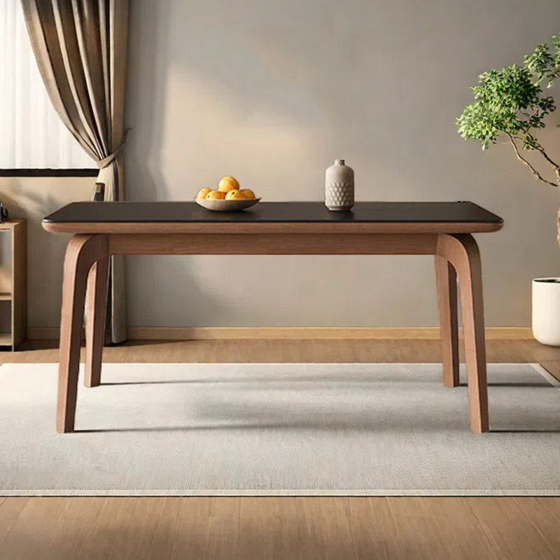 Modern simple family dining table, 29.92"H x 70.87"L x 35.43"W