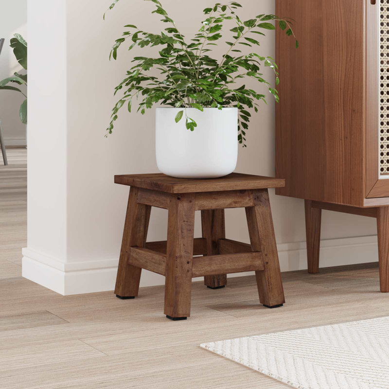 Solid Wood Accent Stool