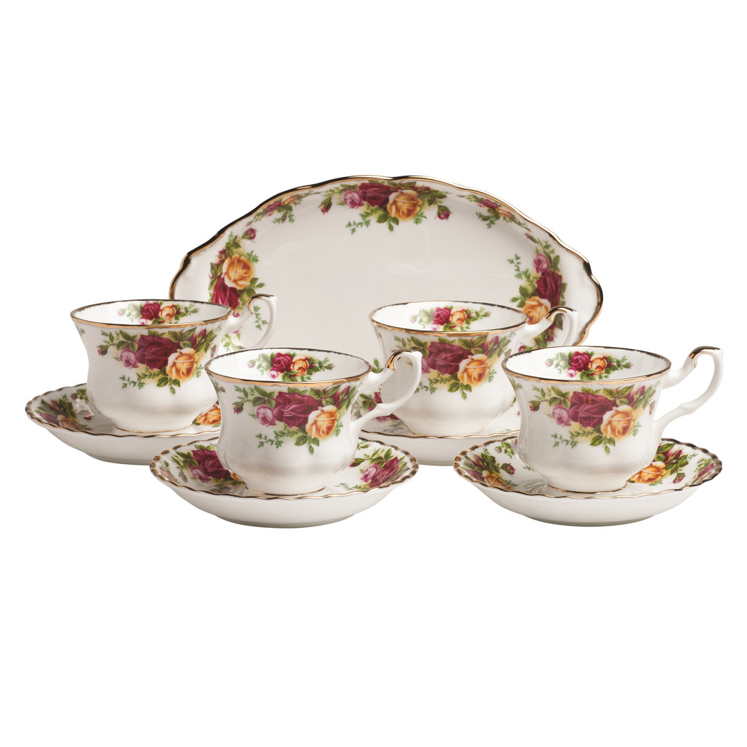 Royal Albert Old Country Roses Tea Set (Set of 9) Royal Albert