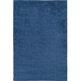 Farrow & Ball Plain Wool Bay Blue Area Rug