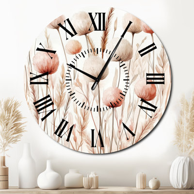 Horloge murale Bunny Tails in the Breeze