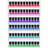 Sorbus 6-Tier Acrylic Nail Polish Wall Rack Display